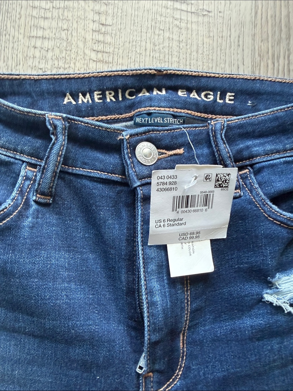 American Eagle Outfitters Dark Blue Skinny Jeans